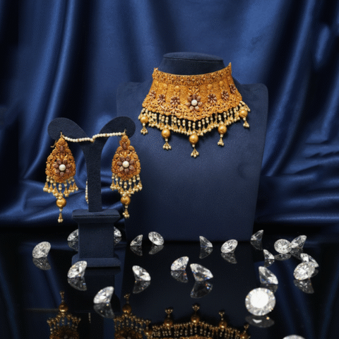 Vintage Pearl Choker Set